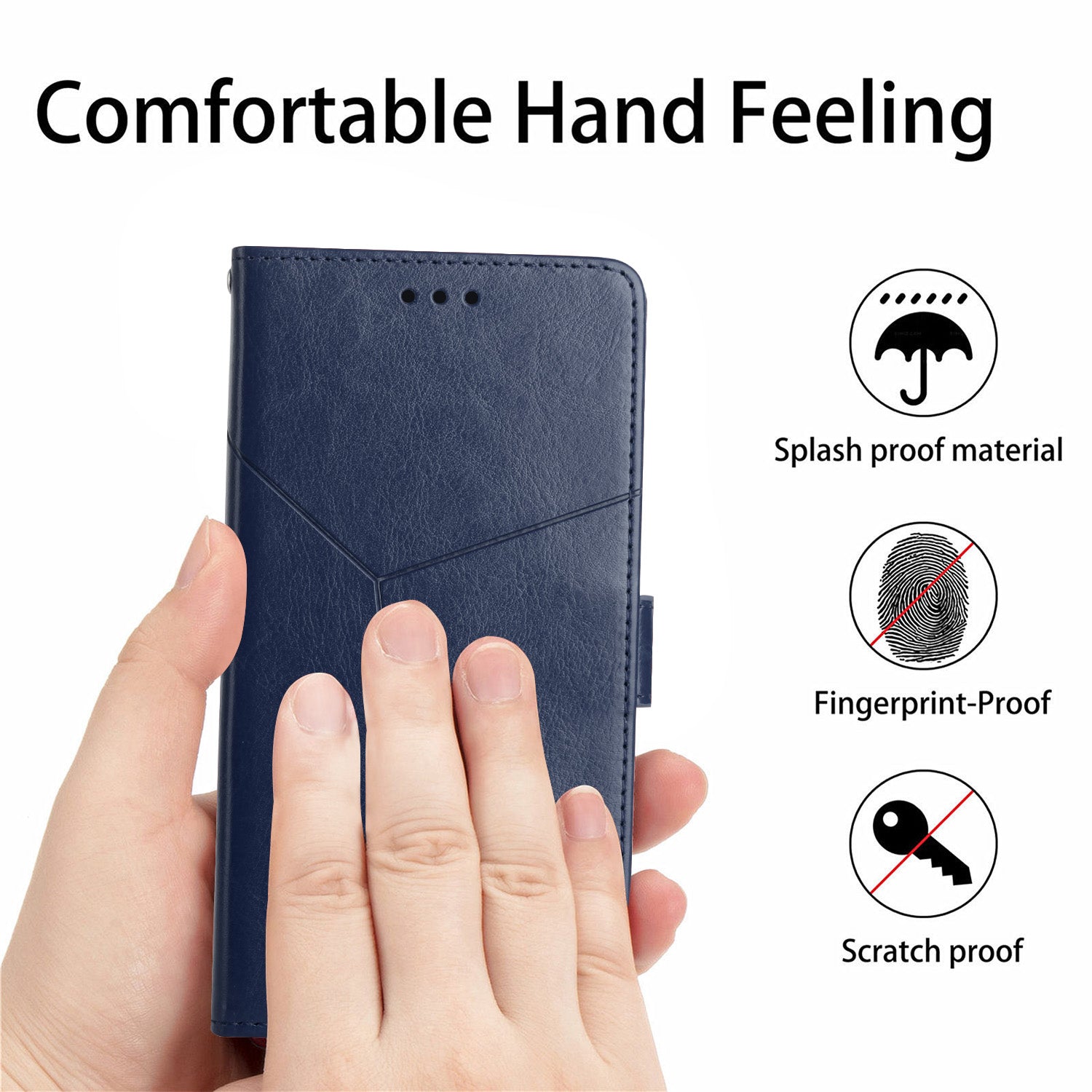 HT01 For iPhone SE (2024) Wallet Case Leather Flip Phone Cover Imprinted Y-shaped Lines HT01 For iPhone SE (2024) Wallet Case Leather Flip Phone Cover Imprinted Y-shaped Lines